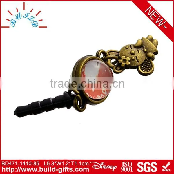 interesting cell phone plug charm