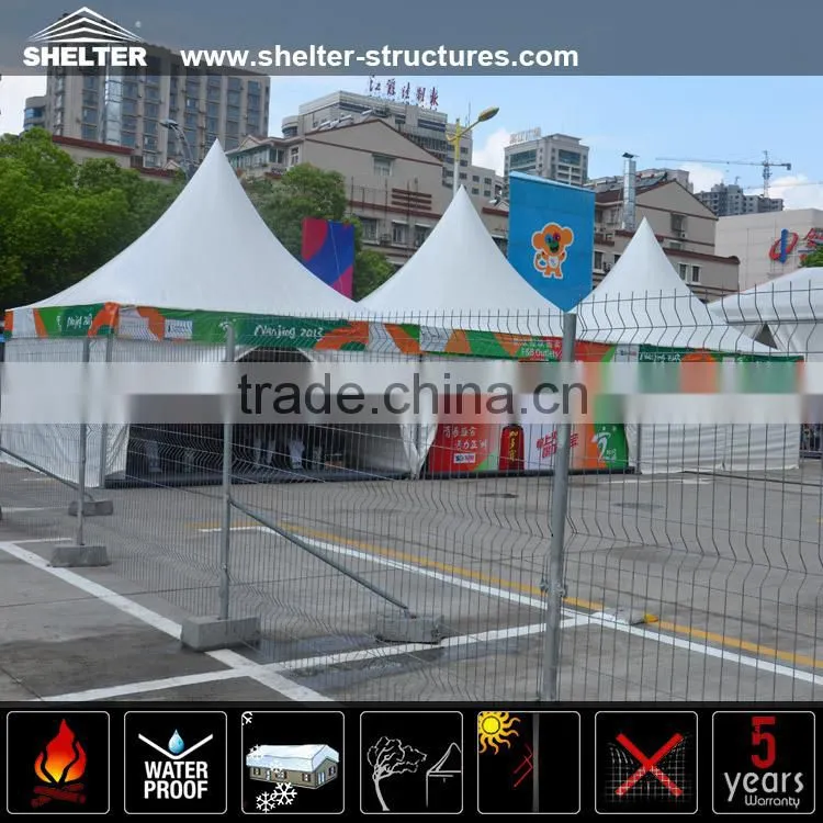 10 people 5*5m luxury aluminium frame outdoor canopy tent for golf event