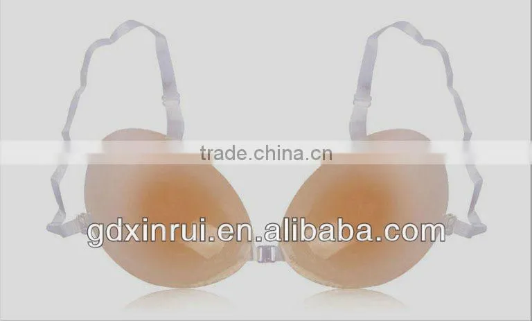 Latest Nude Silicon Strapless Breast Enhancer Bra