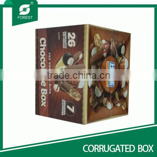 Quality chocolate corrugated box