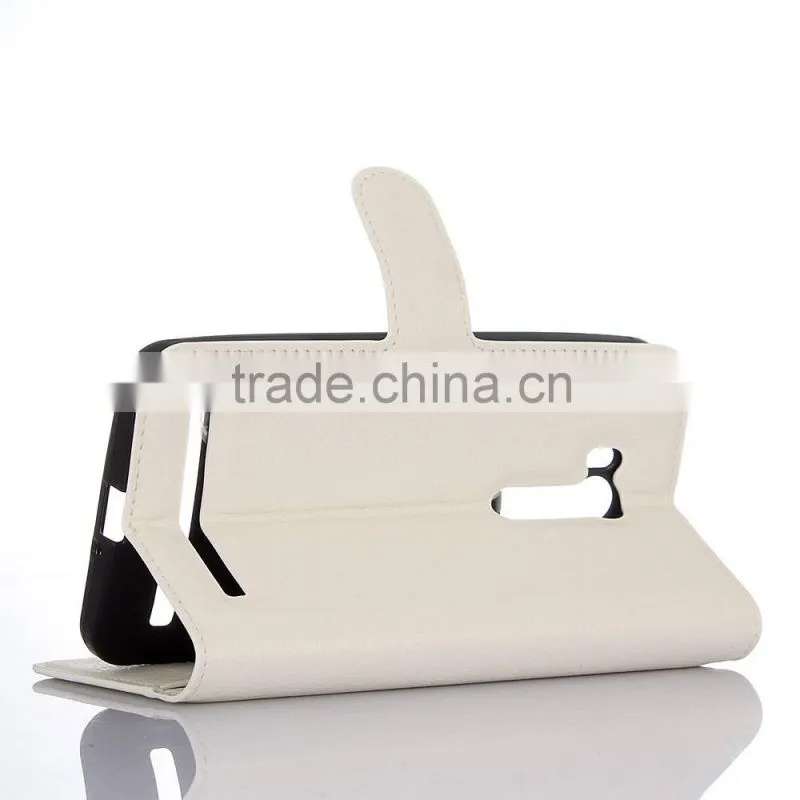 Wholesale Popular Flip Magnetic Wallet Leather Case With Card Slots For Zenfone Go ZB551KL