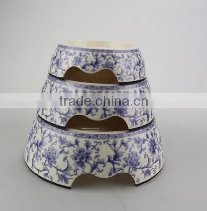 High quality spot printing convenient melamine pet water feeder