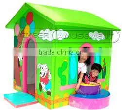 Early childhood Play,Number Block,qileerhouse,Soft Play,wood house