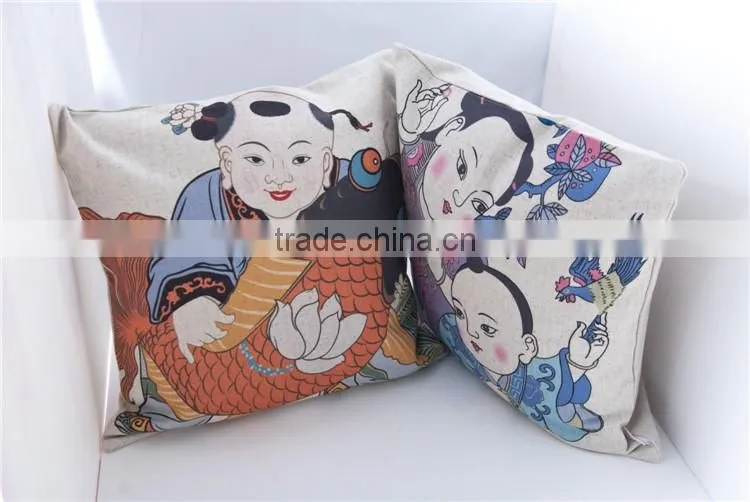 Beautiful seat cushion with printing