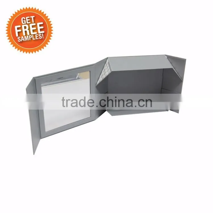 High quality colorful folding suit gift paper packing box