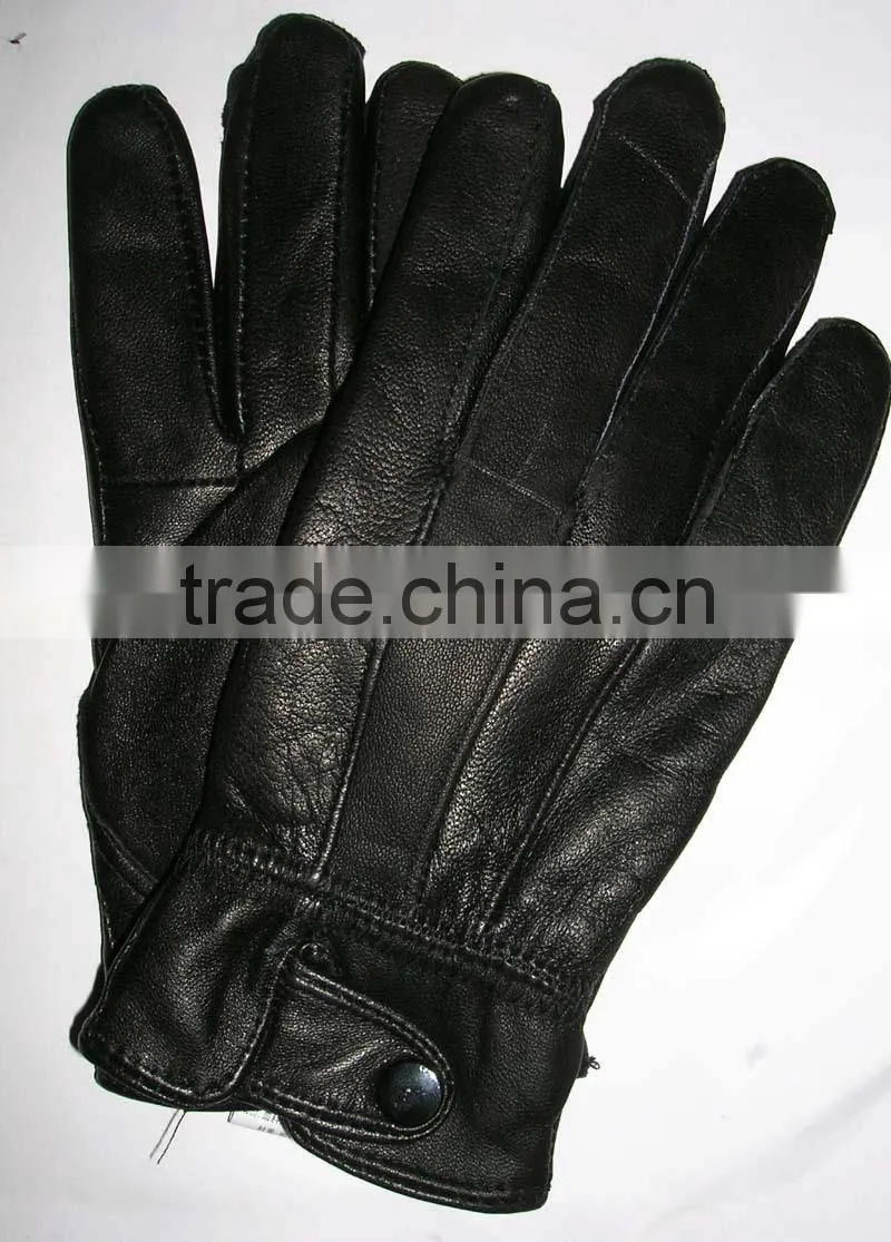 lady real genuine leather gloves
