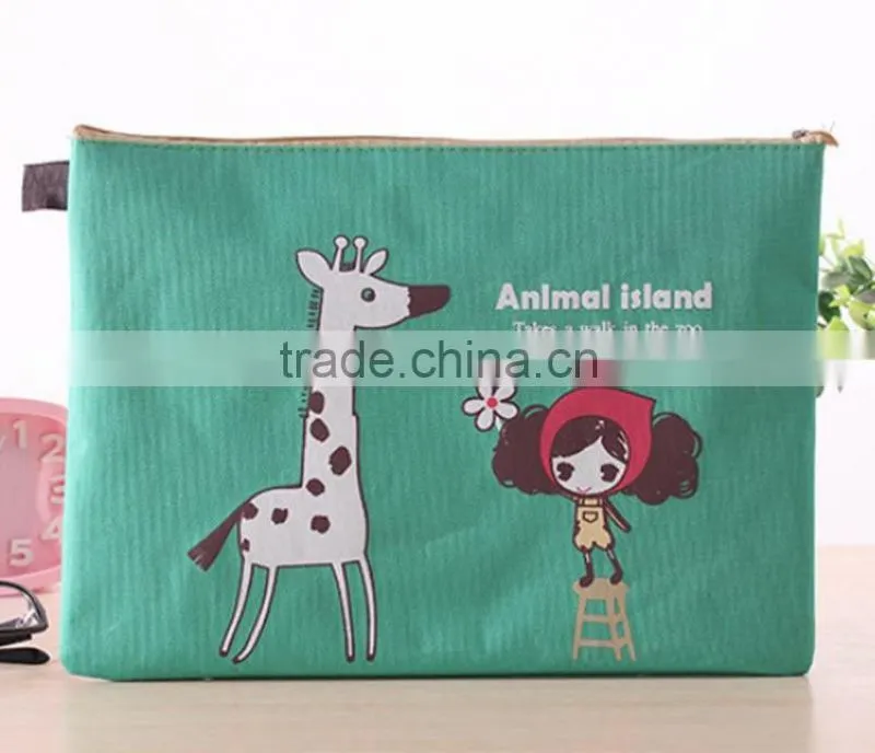 Promotion cheap customized travel document holder with zipper china supplier