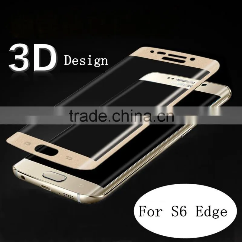 High Quality Tempered Glass Screen Film Guard for Samsung Galaxy S6 Edge