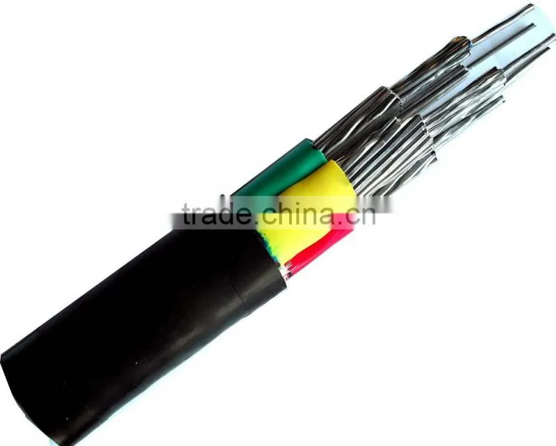 0.6/1kv PVC insulated PE sheathed Power Cable PVC Power Cable Aluminu Electric Wire Electric Cables