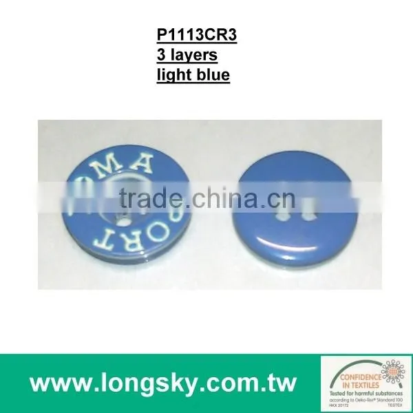 (#P1292-05) 2015 custom made fashion show designer plastic red round clothing buttons