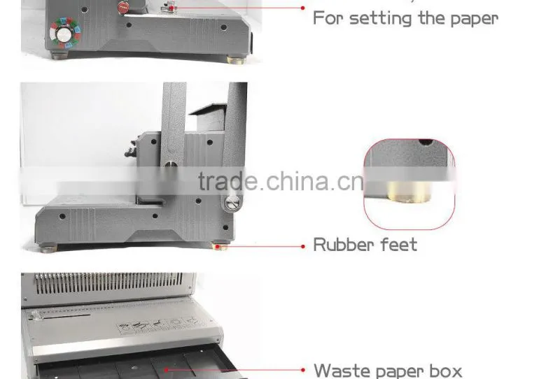 HOPU wire book binding double loop wire machine