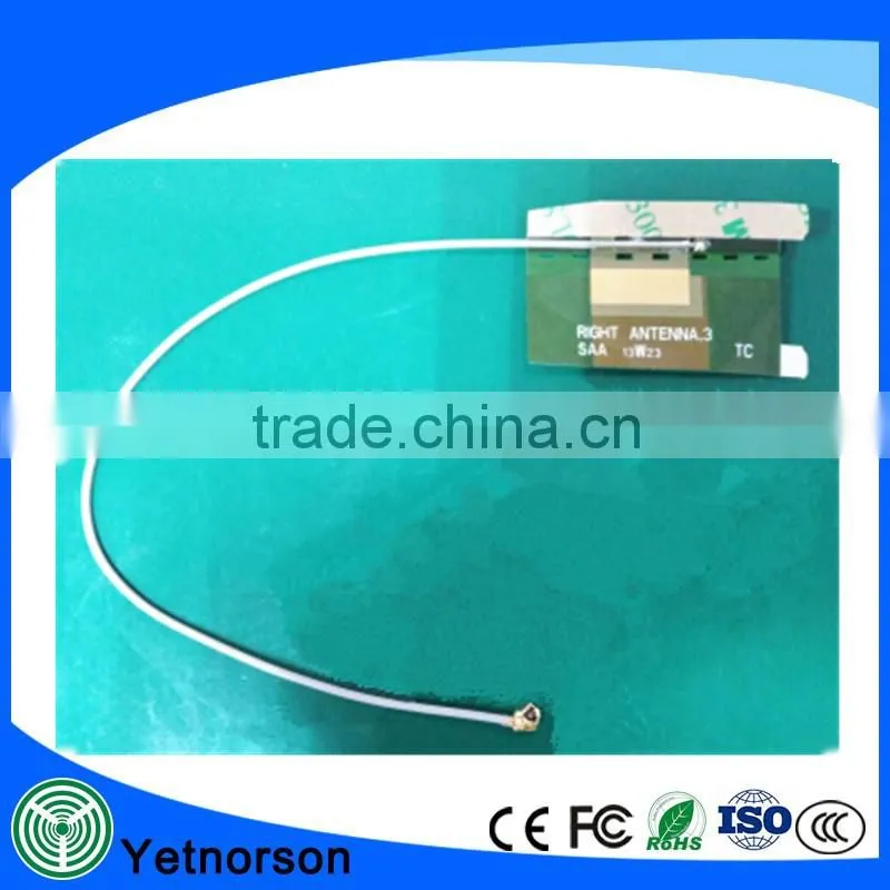 new design internal 2.4g wifi antenna wifi 3M patch antenna and IPEX UFL connector