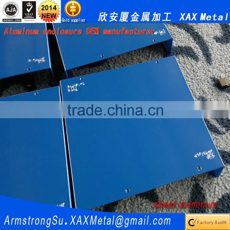 XAX42Alu OEM ODM customized laser cut bend weld sheet aluminum wireless communication box