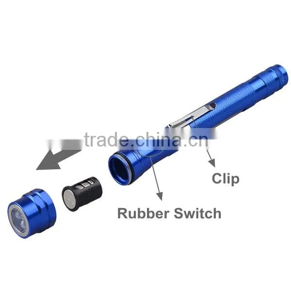 Topcom Mini LED Aluminium Alloy Flexible Magnet Flashlight