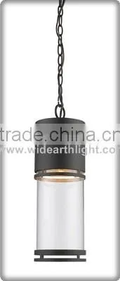 UL Listed Painted Black Restaurant Lighting Decoration With Clear Glass Shade C50400
