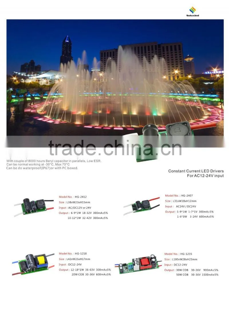 AC/DC 24V Constant Current Led Driver