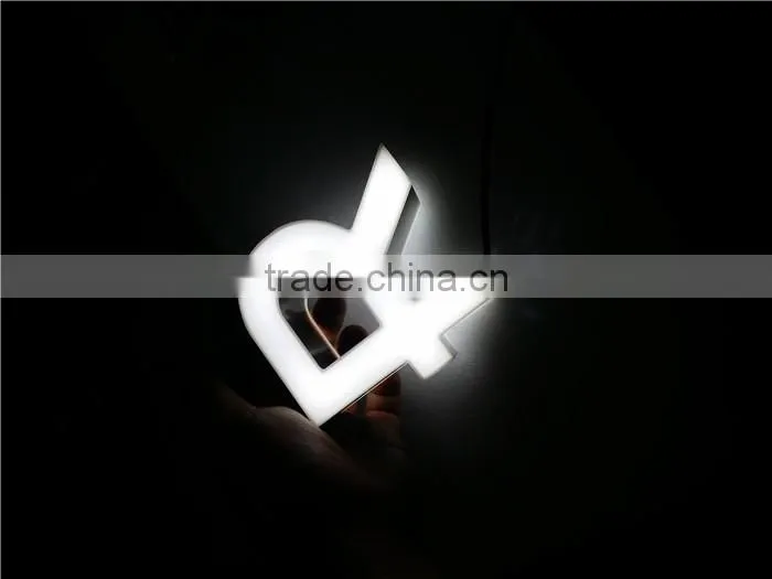 double side lighted acrylic led custom sign