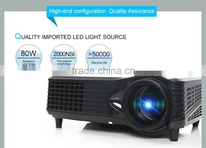 projector light engine, 2000 lumens led lcd projector for home education business use
