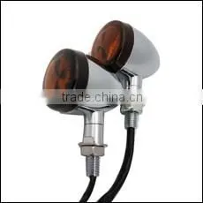 Chrome Vintage Bullet Turn Lights Motorcycle Indicator for Kawasaki