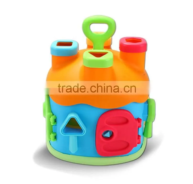 Kids building blocks educational plastic play house toy