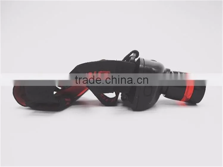 3W headlamps adjustable camping light plastic aluminum LED head light 3AAA battery