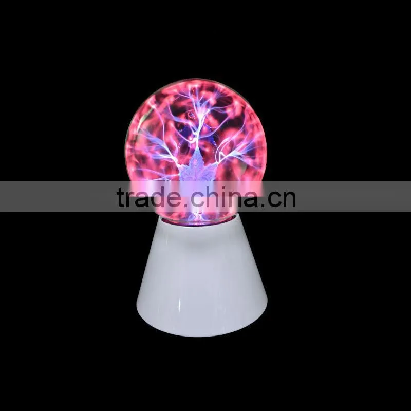 2013 magic luminaire festival decoration gift 5 inch plasma light with leaf