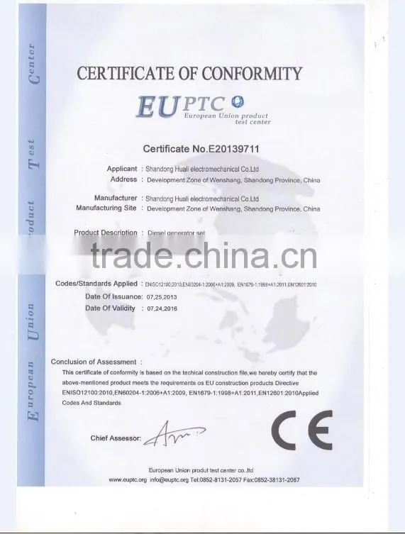High best quality CE approved 500kw generator prices Details