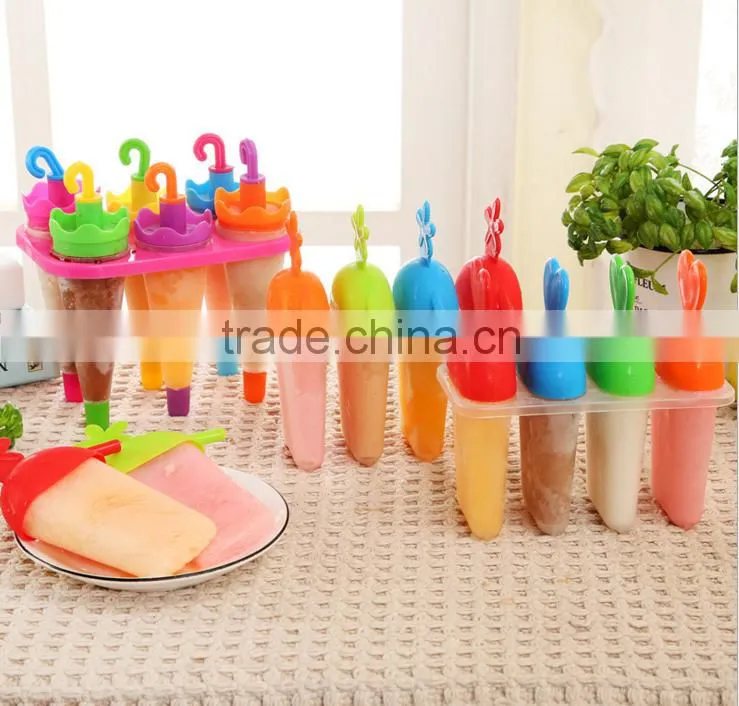 plastic ice lolly mould ice box for summer