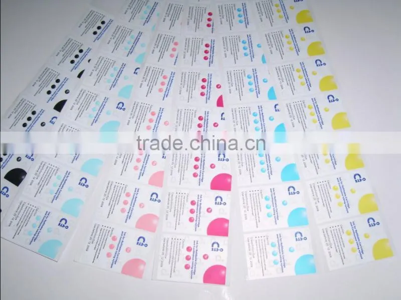 shanghai FLY beer usage 50 micro white PE printing lables