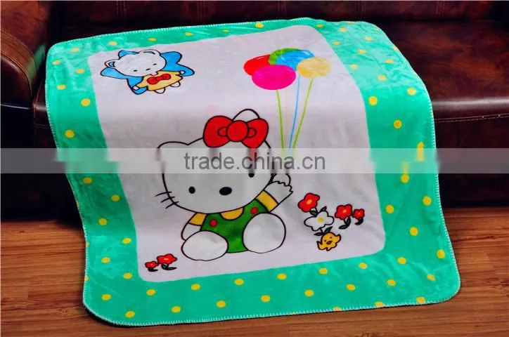 baby blanket Cartoon printed fleece blanket blanket baby