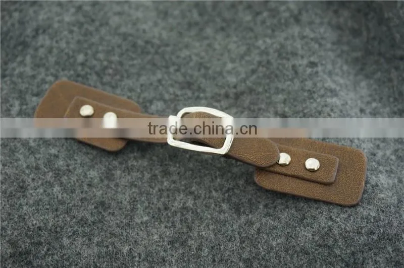 PU leather toggle decorative button for skirt