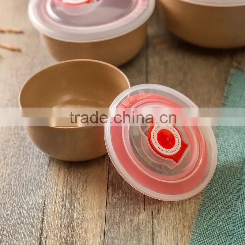 cute organic healthy rice husk noodle or soup bowl