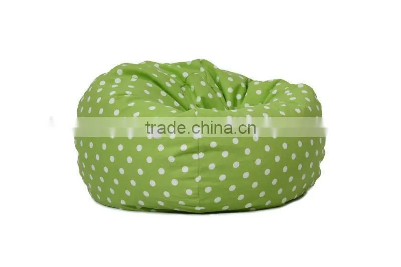 Green Dots Bean Sack Beanbag Chair
