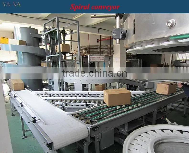 factory customized plastic chain spiral vibrating conveyor