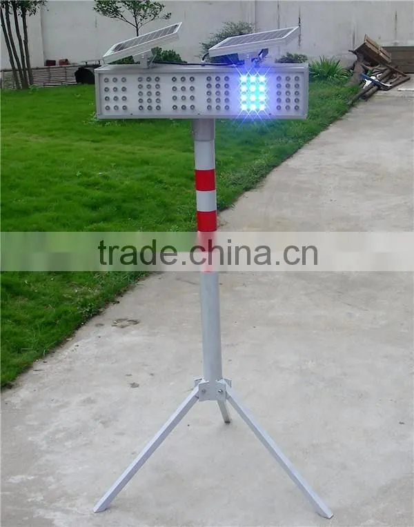 LED traffic warning singal solar battery powered led open signs