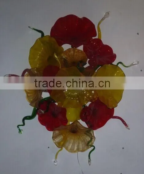 Decorative hand blown art gallery glass coloured glass pendant light