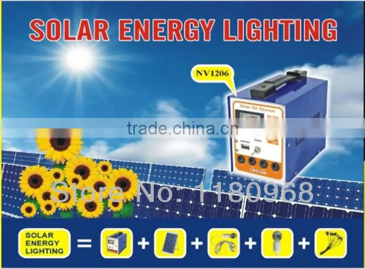 New Design 12v 10w Portable Solar Home System Dc Solar System For Charging Mobile Phone