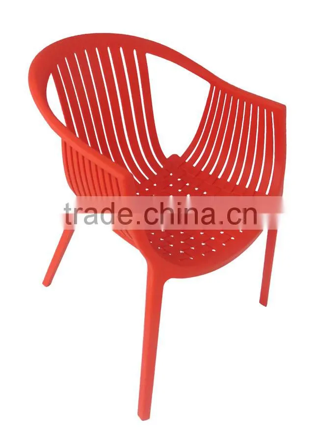 Modern design stackable outdoor plastic garden chair