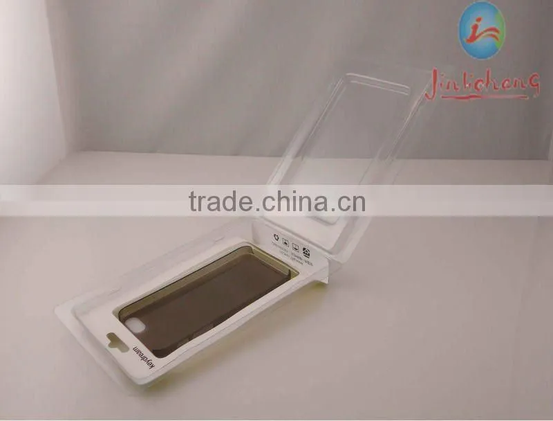 Hard Plastic clamshells with inner cardboard Packaging for iphone 5 case