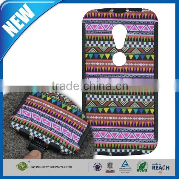 C&T Cute Love Pattern Design For Motorola Moto G 2nd Generation Case