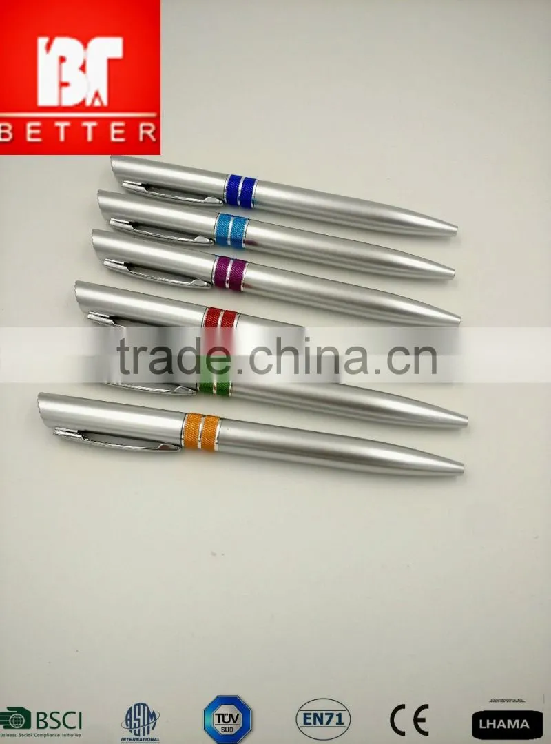 2016 new cheap semi-metal pen metal wholesale(SMR458B)