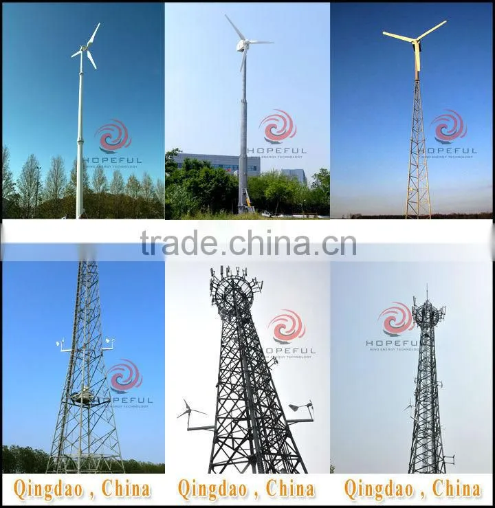 Small family wind turbine generator 5kw renewable wind energy for home use