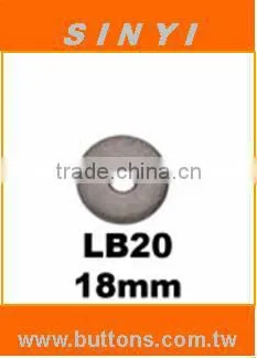 Top Design Sewing Button, item No. LB20 18mm