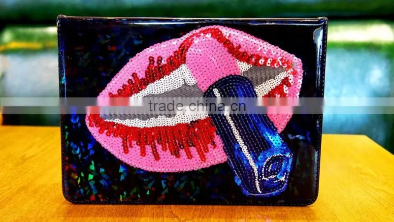 Fashion Flip Cover Case For Tablet,For Ipad MINI Lip Cover China Manufacturer