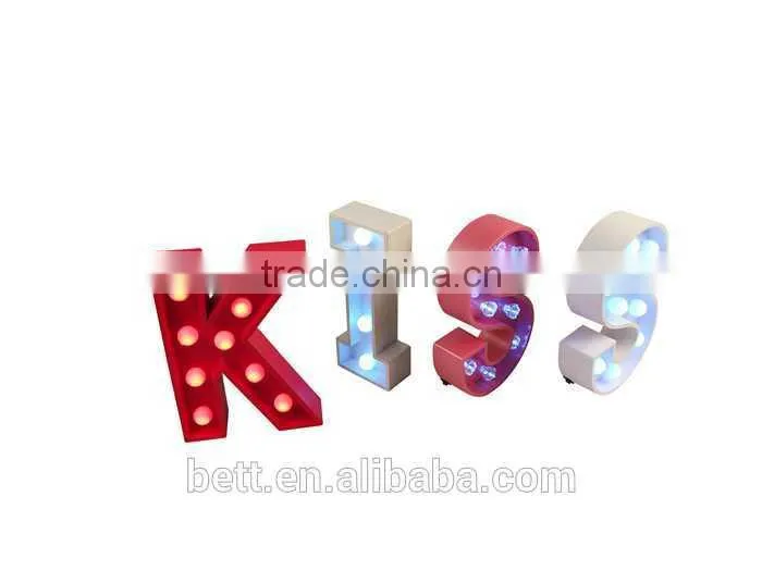 direct manufacture of wedding LED letter light christmas letter light