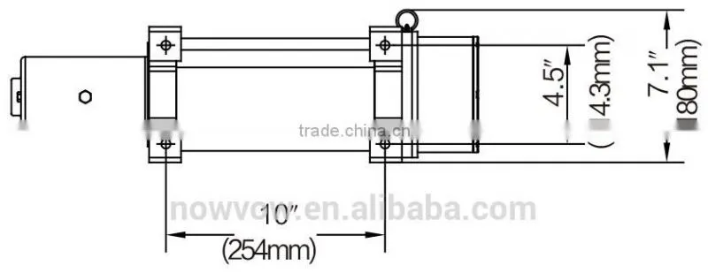 12v electric winch, portable electric winch