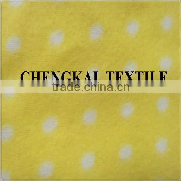 Wholesale delicate print polar fleece fabric used clothing