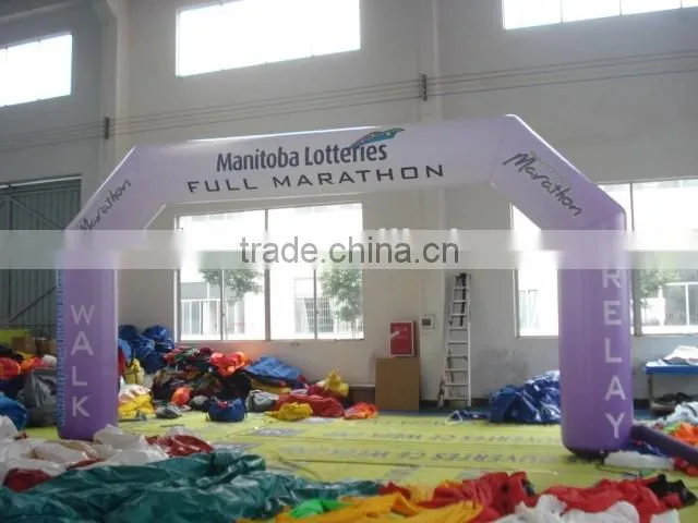 High quality advertising inflatable entrance arch with full digital printing