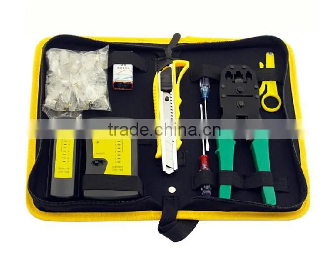 Handled Fiber optic Tool Kit, FTTH fiber optic tool set/optical tool box