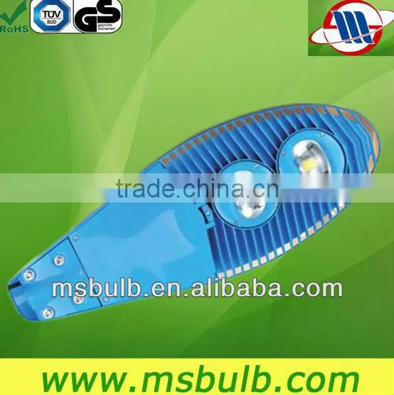 manufacturer direct offer 1*50w/80w LED streetlights 7200lm die-casting aluminum&toughened glass